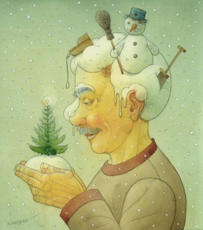 Snowy Winter, 2006 by Kestutis Kasparavicius